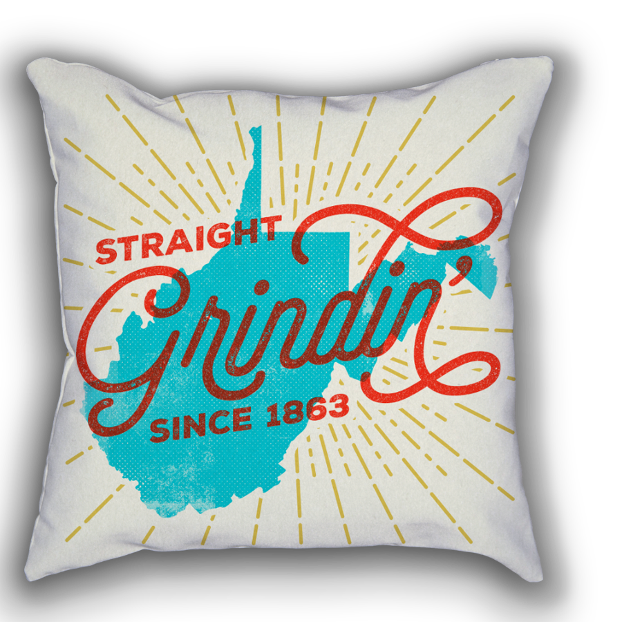 Straight Grindin' Pillow
