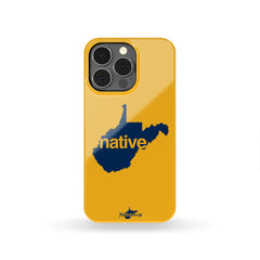Native Phone Case- Blue & Gold