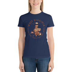 Hillbilly bear short sleeve women's t-shirt