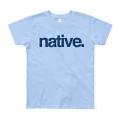 Native Text Youth Short Sleeve T-Shirt