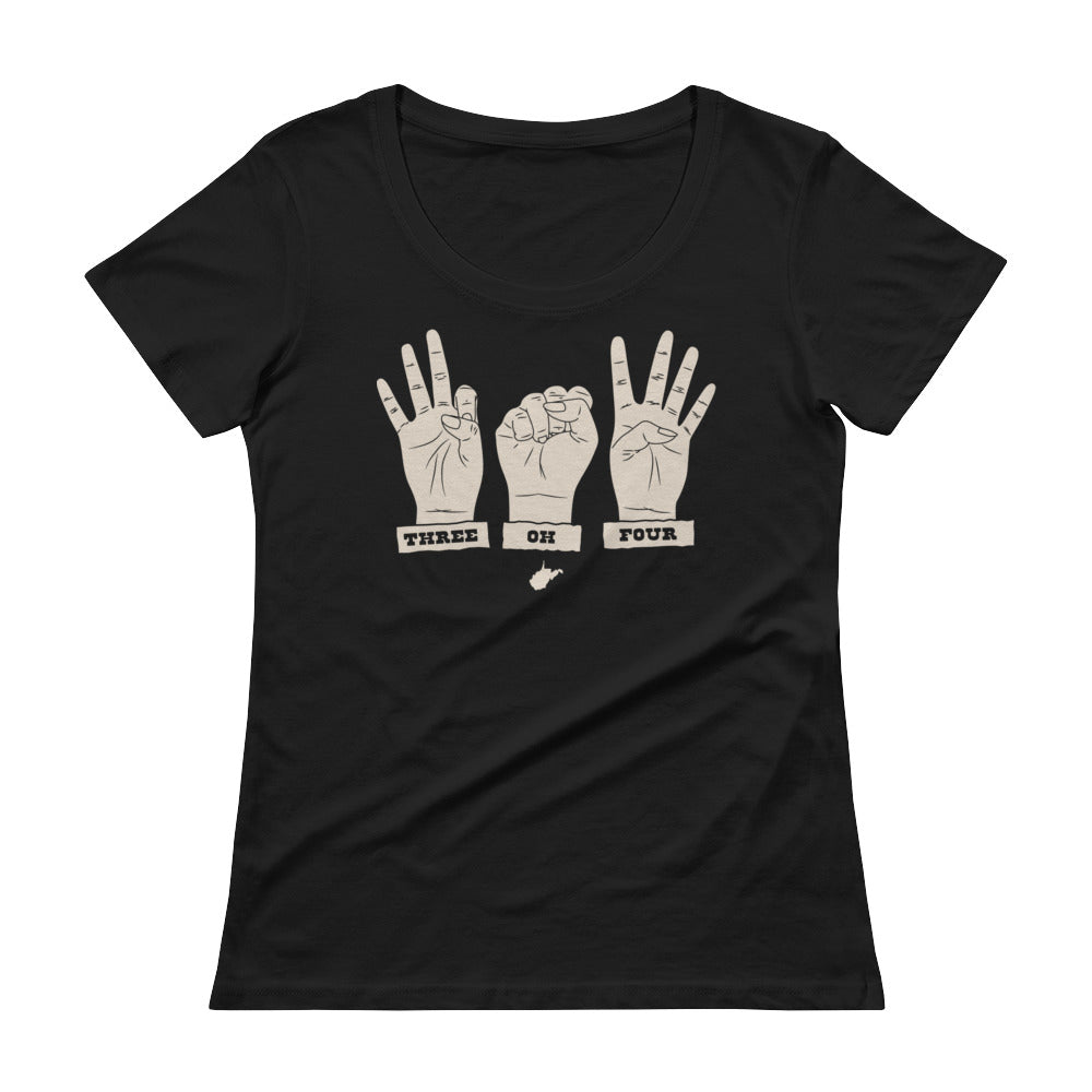 304 Hands Ladies' Scoopneck T-Shirt