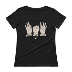 304 Hands Ladies' Scoopneck T-Shirt