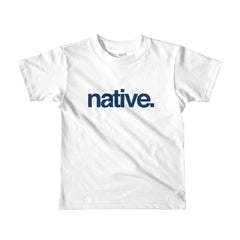 Native Text Short sleeve kids t-shirt