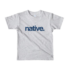 Native Text Short sleeve kids t-shirt