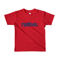 Native Text Short sleeve kids t-shirt