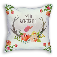 Wild Wonderful Floral Pillow