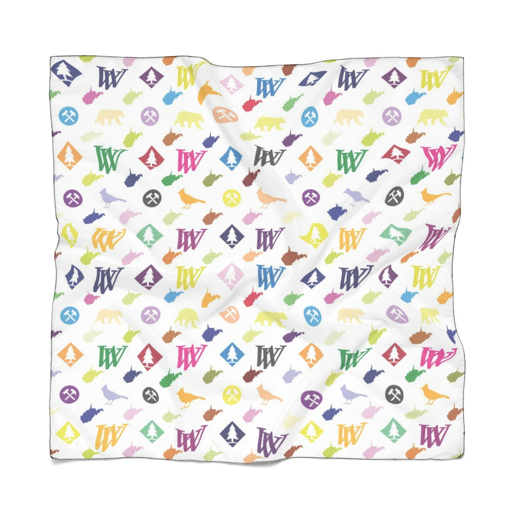 Louie Pattern Multicolor Poly Scarf