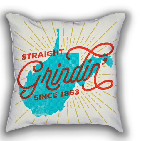 Straight Grindin' Pillow