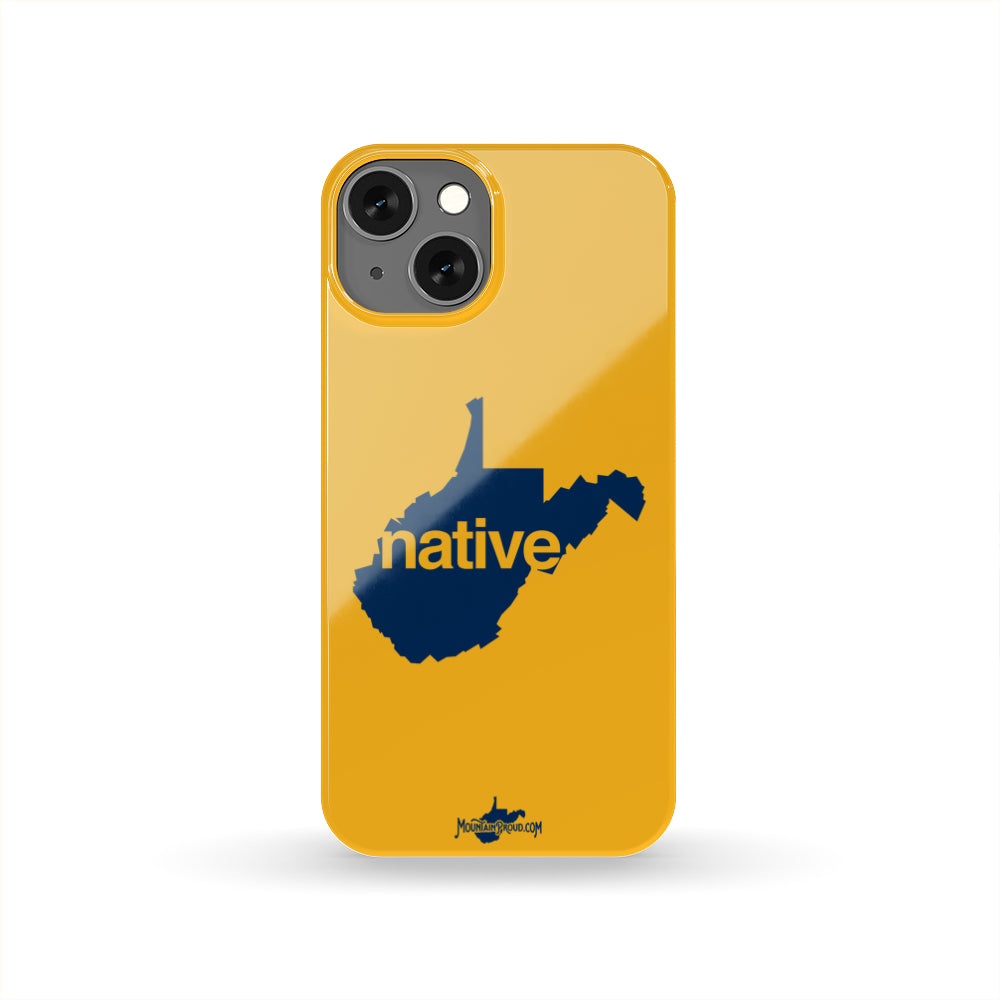 Native Phone Case- Blue & Gold