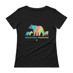 Mountain Momma Bears Ladies' Scoopneck T-Shirt