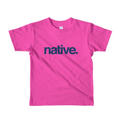 Native Text Short sleeve kids t-shirt