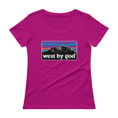 West By God Ladies' Scoopneck T-Shirt