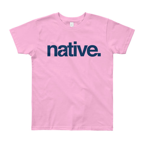 Native Text Youth Short Sleeve T-Shirt