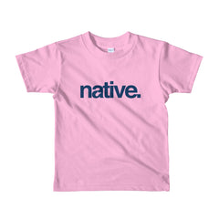 Native Text Short sleeve kids t-shirt