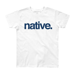 Native Text Youth Short Sleeve T-Shirt
